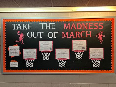 March Ra Bulletin Boards, College Bulletin Board Ideas, March Madness Bulletin Board, Ra Event Ideas, Ra Board Ideas, Ra Bulletin Board Ideas, Physical Education Bulletin Boards, Student Wellness, Res Life Bulletin Boards