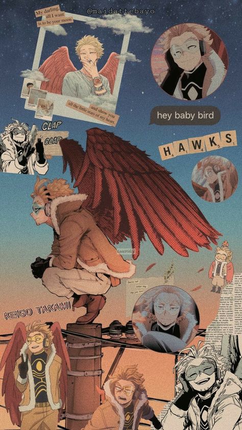 Hawks Mha Wallpaper Aesthetic, Hawks My Hero Academia Wallpaper, Dabi Hawks Wallpaper, Mha Wallpaper Hawks, Takami Keigo Wallpaper, Hawk Mha Wallpaper, Mha Hawks Tattoo, Hawks Aesthetic Wallpaper, Hawks Phone Wallpaper