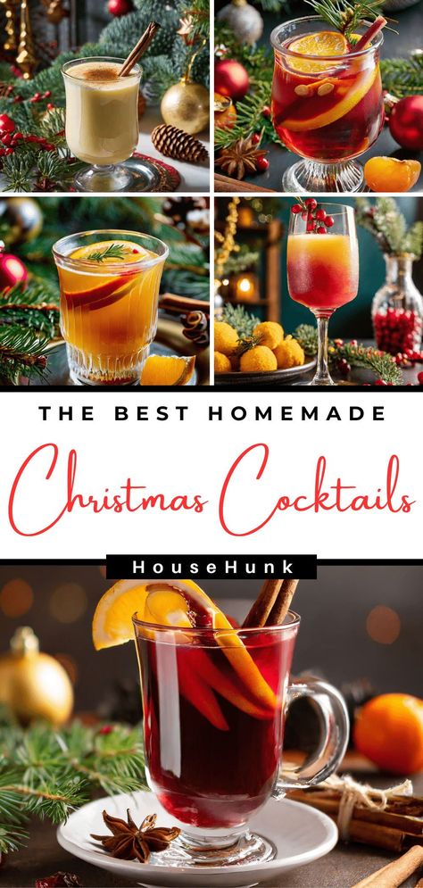 Elevate your holiday gatherings with these 12 exquisite Christmas cocktails! From the refreshing Holly Jolly Citrus to the creamy Drunken Snowman, each sip is a journey into festive bliss. Cheers to a season filled with joy and the magic of mixology! 🍹🎄 #ChristmasCocktails #HolidayCheers #MixologyMagic Drunken Snowman, Fun Christmas Cocktails, Mocktails Recipes, Winter Sangria, Hot Toddies Recipe, Leftover Candy, Citrus Cocktails, Holiday Punch, Drink Inspiration