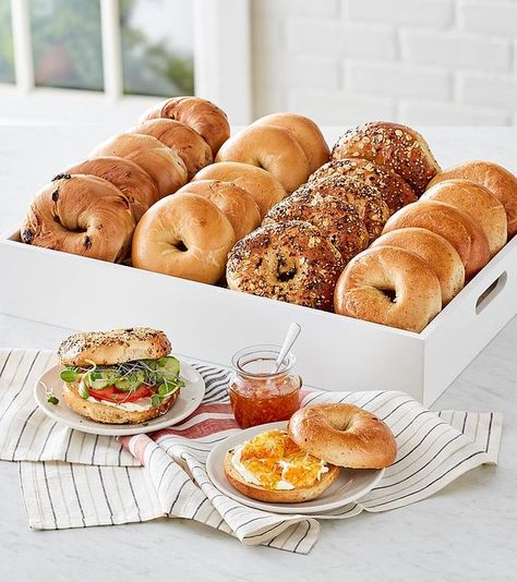 Delivery Photography, Bakery Ingredients, Bakery New York, Gifts For Co Workers, Bagel Bar, New York Bagel, Boozy Brunch, Muffin Bread, The Bakery