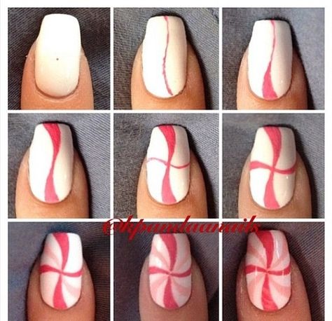 38 Interesting  Nail Art Tutorials - Feel free to send me a FRIEND REQUEST, I am always posting awesome stuff on my timeline too! www.facebook.com/kcameron17 For healthy recipes, tips, motivation, and fun, join us at www.facebook.com/groups/getskinnywithkari/ Have you heard about Skinny Fiber? Check it out cameron17.EatLessFeelFull.com Different Nail Designs, Creative Nail Designs, Nail Swag, Simple Nail Designs, Manicure Y Pedicure, Cute Nail Designs, Christmas Nail Art, Tutorial Diy, Cool Nail Designs