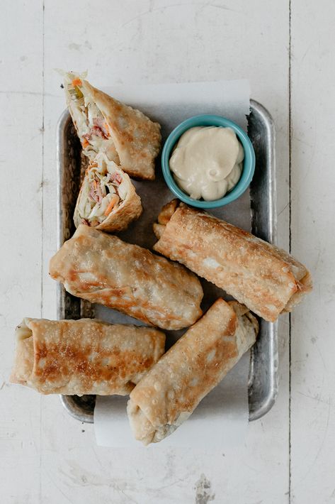 Eggrolls Recipe, Calorie Calculator, Egg Roll Recipes, Coleslaw Mix, Egg Rolls, Dried Fruits, Kid Friendly Meals, Food Network, Appetizer Snacks