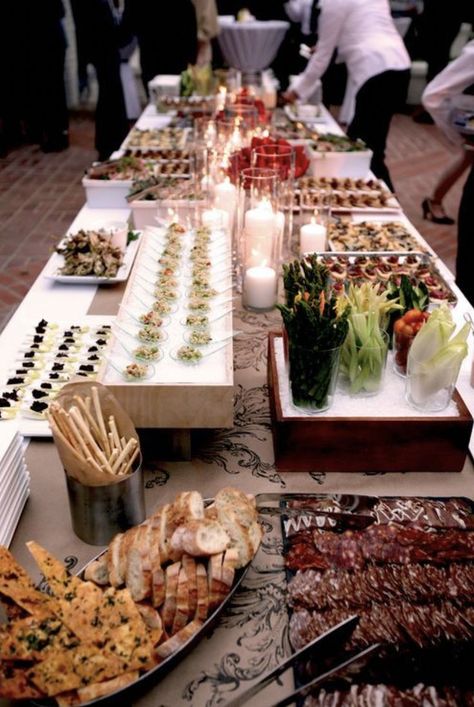 Buffet Table Design Food Displays, Buffet Food Display Presentation, Modern Catering Display, Catering Buffet Presentation, Rooftop Inspiration, Event Buffet, Buffet Styling, Japanese Buffet, Open Buffet