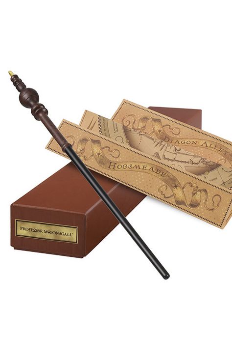 Image for Interactive Professor McGonagall™ Wand from UNIVERSAL ORLANDO Mcgonagall Wand, Professor Mcgonagall, Wand Woods, Harry Potter Wands, Universal Parks, Packaging Logo, Spooky Costumes, The Wizarding World Of Harry Potter, Label Packaging