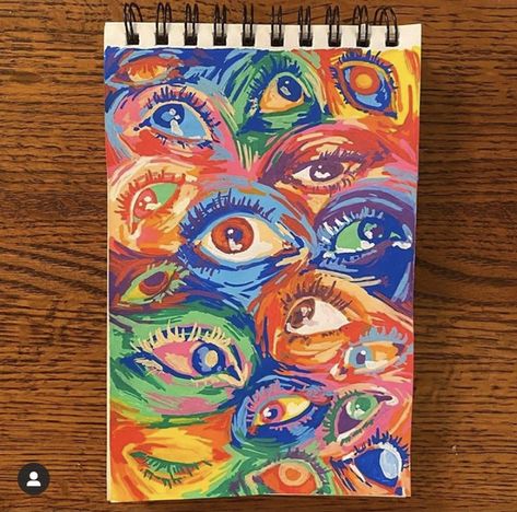 Things To Paint With Posca Markers, Acrylic And Colored Pencil Art, Paint Marker Sketchbook, Marker Art Abstract, Paint Marker Paintings, Things To Do With Posca Pens, Cool Art Inspiration, Painting Ideas With Markers, Art Inspiration Markers