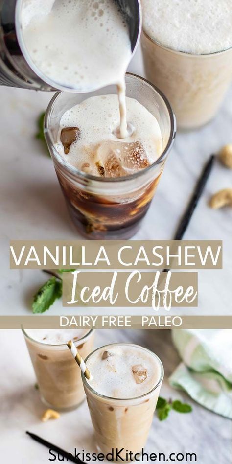 Cashew Milk Recipes, Recipes With Cashew Milk, Nespresso Nespresso, Coffee Shoot, Cashew Milk Recipe, Coffee Calories, Cashew Coffee, Vegan Latte, Homemade Cashew Milk