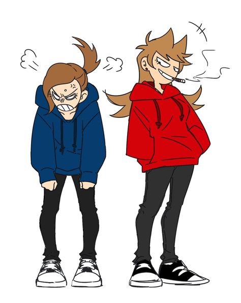 Tori And Tamara Eddsworld, Duo Drawing Poses, Tori And Tamara, Tori X Tamara, Tord X Tamara, Ell Eddsworld, Duo Drawing Reference Poses, Tori Eddsworld, Duo Drawing