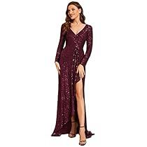 Womens Evening Gowns, Simple Bridesmaid Dresses, Beautiful Evening Dresses, Long Sleeve Evening Gowns, A Line Evening Dress, Mac Duggal Dresses, Long Sleeve Dress Formal, Long Sleeve Evening Dresses, Ever Pretty