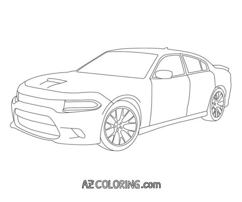 hi i love cars 😁 Simple Car Drawing, Car Drawing Easy, Easy Graffiti Drawings, Dodge Charger Hellcat, Bee Coloring Pages, Spiderman Art Sketch, Nature Art Drawings, Cars Coloring Pages, Graph Paper Art