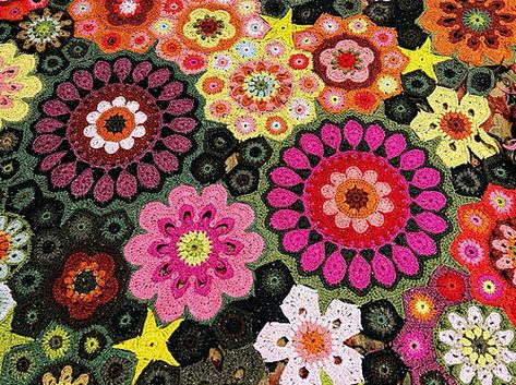 Ravelry: Tessellation Nation pattern by The Mercerie The Mercerie Crochet, Crochet Tesselation, Rowan Felted Tweed, Crochet Inspiration, Art Clothes, Granny Square, Ravelry, Blankets & Throws, Design Elements