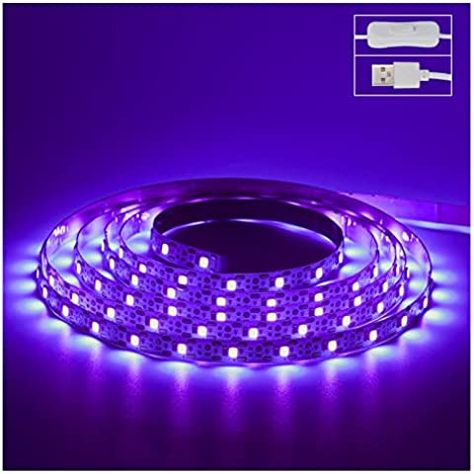 UV Light Strip 2M USB LED Black Light Strip DC5V 390-400nm 3528 120LED IP65 Waterproof Super Bright LED Strip Lights, for Halloween Party Fluorescent Dance Party Body Paint Stage Lightin : Amazon.co.uk: Lighting Black Light Bedroom, Fluorescent Painting, Black Lights, Artistic Lighting, Room Items, Black Light Posters, Uv Black Light, Light Room, Light String