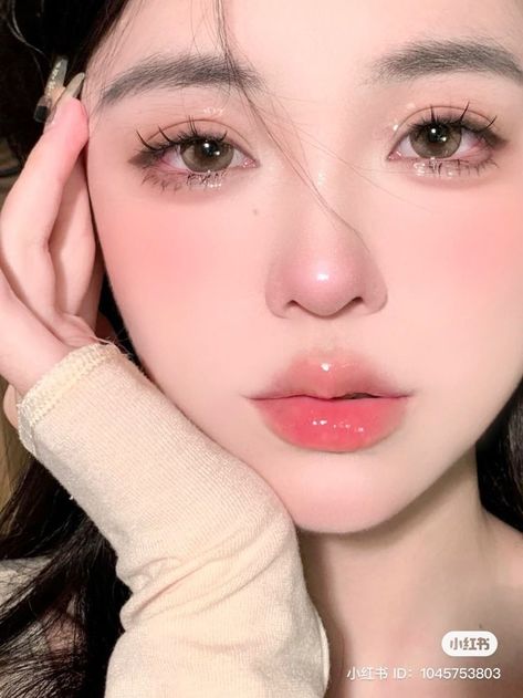 Coral Makeup, Makeup Ulzzang, Makeup Asian, Asian Makeup Looks, Doll Eye Makeup, Makeup Face Charts, Korean Eye Makeup, Ulzzang Makeup, Eye Makeup Pictures