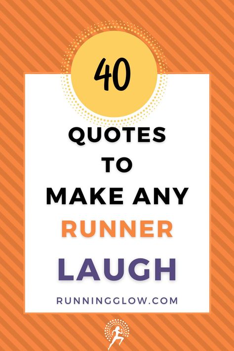 To take our running so seriously that we don't enjoy it is a bad idea! Here's 40 funny running quotes to keep you smiling, inspired & running! Running Goals Quotes, Race Day Quotes Running, Ultrarunning Quotes, Motivational Quotes For Running, Cross Country Sayings, Walking Quotes Funny, Funny Running Signs, Funny Marathon Quotes, Running Sayings