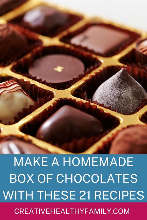 Filling For Chocolates Candy, Chocolates Diy Gift Ideas, Candy For Molds Recipes For, Homemade Box Of Chocolates, Assorted Chocolates Recipes, Diy Chocolate Recipe, Diy Chocolates In Molds, How To Make Filled Chocolates, Easy Homemade Chocolates