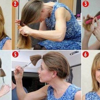 How to Cut Your Own Hair Ponytail Haircut, Cut Your Own Hair, Cut Own Hair, How To Cut Your Own Hair, Diy Haircut, Prom Hair Down, Bob Haircut For Fine Hair, Long Layered Haircuts, Hair Bridesmaid