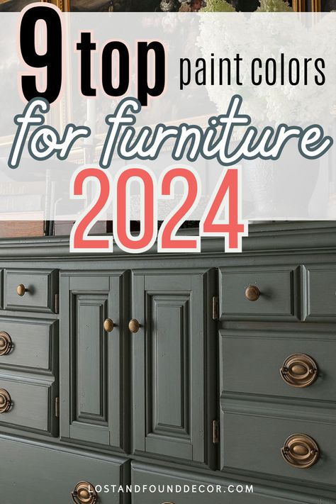 In this blog post I share what painted furniture ideas and techniques still work for this current year, as well share top trending furniture paint colors for 2024. I also talk about what painted furniture projects may be going out of style and what types of furniture to avoid painting in 2024. Paint Dresser Diy, Refurbished Furniture Diy, Painting Old Furniture, Diy Furniture Flip, Repainting Furniture, Bedroom Furniture Makeover, Painted Bedroom Furniture, Refinishing Furniture Diy, Painting Wood Furniture