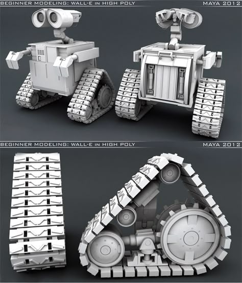 Wall E Eve, Maya Modeling, Diy Robot, Sci Fi Props, 3d Modeling Tutorial, 3d Printing Diy, Wall E, Blender Tutorial, 3d Printing Projects