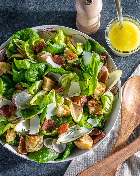 Butter Lettuce Cucumber Salad, Living Lettuce Recipes, Salad Using Butter Lettuce, Salads With Butter Lettuce, Butterleaf Lettuce Salad, Butter Crunch Lettuce Recipes, Butter Lettuce Salad Dressing, Bib Lettuce Recipes, Butter Leaf Salad Recipe