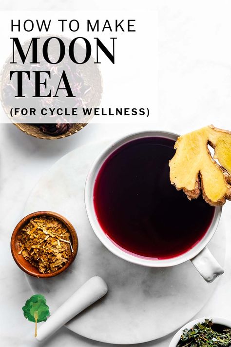 Moon Tea, Tea Blends Recipes, Jack Fruit, Ginger Red, Hormonal Health, Raspberry Leaf Tea, Red Raspberry Leaf, Raspberry Tea, Healing Tea