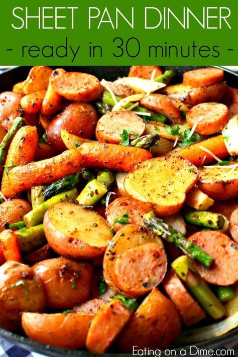 Sheet Pan Sausage And Green Beans, Toaster Oven Sheet Pan Meals, Kelbeisa Sausage Recipes Sheet Pan, Sheet Pan Red Potatoes, Potatoes And Smoked Sausage Recipes, Sausage And Potatoes In Oven, Sausage Sheet Pan Dinner, Sausage Sheet Pan, Potatoes Dinner