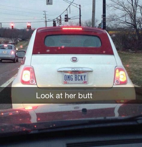 Baby got back Cool License Plates, Funny License Plates, The Meta Picture, Plate Ideas, Dump A Day, License Plates, Bones Funny, Funny Photos, A Car