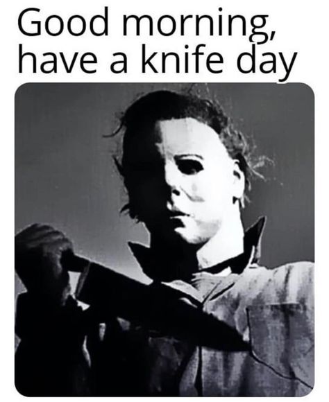 Spooky Quotes Funny, Mikey Quotes, Halloween 78, Michael Meyers Halloween, Horror Villians, Happy Halloween Gif, Horror Memes, Horror Humor, Fall Humor