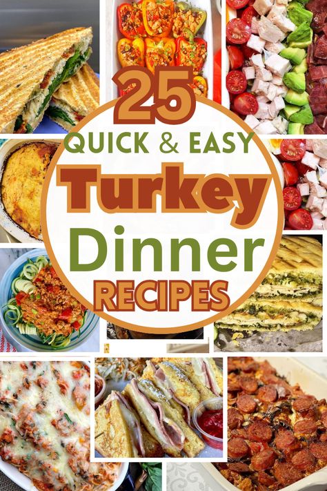 25 Easy Turkey Dinner Recipes - Justforfruits Easy Turkey Dinner, Turkey Dinner Ideas, Turkey Dinner Recipes, Quick Turkey, Turkey Taco Salad, Night Dinner Recipes, Turkey Tetrazzini, Slow Cooker Turkey Breast, Turkey Tenderloin