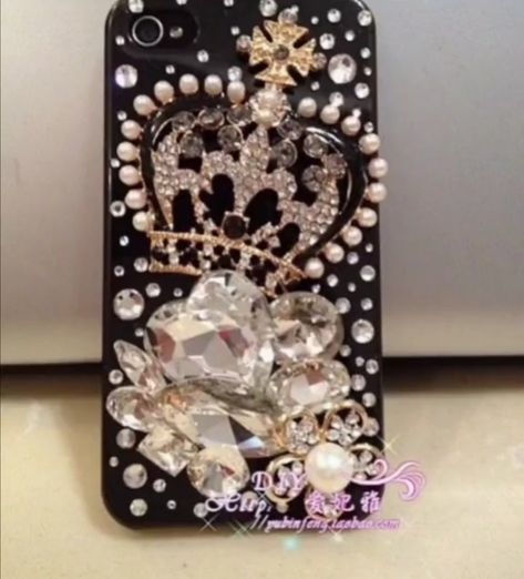 Gyaru Phone Case, Gyaru Phone, Decoden Inspiration, Decoden Ideas, Decoden Projects, Luxe Nails, Cell Phone Cases Diy, Cell Phone Carrier, Decoden Diy