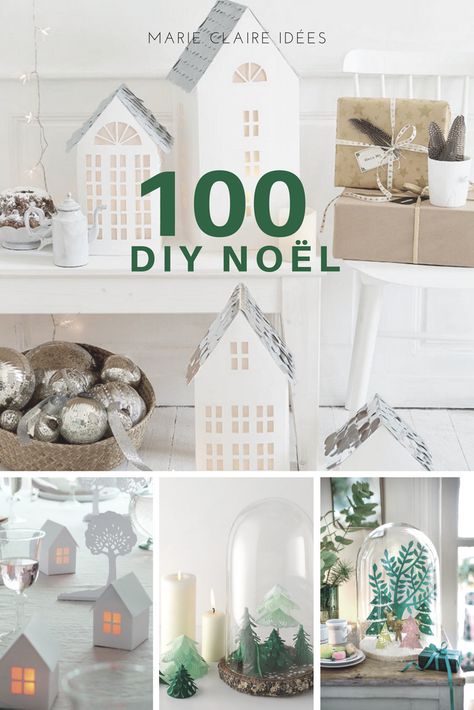 Natal, Deco Table Noel Diy, Decoration Noel Diy, Diy Noel Decoration, Deco Noel Diy, Inspiration Noel, Marie Claire Idees, Diy Noel, Diy Deco Noel