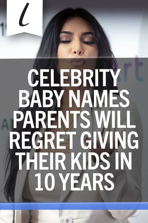 If you've ever wondered if celebrities regret giving their babies highly unusual names, the answer is yes — well, maybe... sometimes. #babynames #baby #names #nameideas #celebritykids Unusual Names, Celebrity Baby, Celebrity Baby Names, Celebrity Kids, Celebrity Babies, Baby Name, Baby Names, The List, Parenting