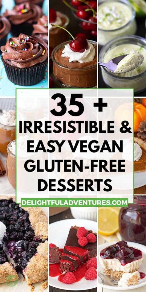 Gluten Free Egg Free Desserts, Gluten Free Dairy Free Recipes Dessert, Egg Free Dessert Recipes, Dairy Free Dessert Easy, Soy Free Desserts, No Bake Recipes, Gluten Free Vegan Recipes Desserts, Vegan Easter Recipes, Egg Free Desserts