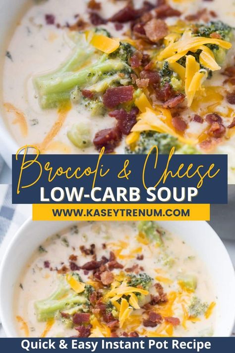 Discover the best healthy and easy low-carb Instant Pot Broccoli Cheese Soup recipe that's perfect for keto enthusiasts! Indulge in this creamy and flavorful soup, packed with tender broccoli and made effortlessly in the Instant Pot. It's the ultimate combination of deliciousness and healthiness! #lowcarb #keto #ketorecipes #lowcarbsoup #instantpotrecipes #broccolicheesesoup #lowcarblife #lowcarbrecipes #ketosoup Instant Pot Broccoli Cheese Soup, Instant Pot Broccoli, Broccoli Cheese Soup Recipe, Cheese Soup Recipe, Keto Instant Pot, Keto Broccoli Cheese Soup, Soup Creamy, Keto Broccoli, Broccoli Cheese Soup Recipes