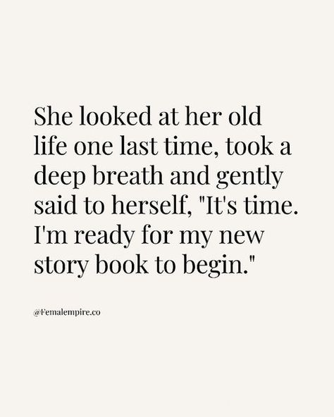 Women Empowerment Quotes & Motivation on Instagram: "Comment the word 'Start' if you want to leave your old life behind and make $5-10k+/month on Instagram instead! -  Want to see more motivational content?  Follow @femalempire.co" Being Behind In Life Quotes, She Looked At Her Old Life One More Time, Midlife Women Quotes, Comeback Era, Starting Over Quotes, Empowerment Quotes Motivation, 30’s Fashion, Christian Vision Board, Leaving Quotes