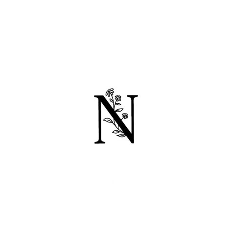 N Letter Tattoo Design, Letter N Tattoo Ideas, N Tattoo Letter Design, Letter N Tattoo, Halo Tattoo, Name Design Art, N Logo Design, One Direction Art, Mama Tattoo