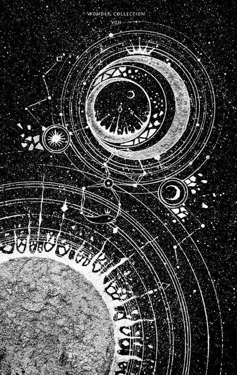 Astronomy Art, Scrapbook Printing, The Boogeyman, Astrology Art, Cosmic Horror, Art Corner, Black And White Drawing, Cool Anime Pictures, Ink Illustrations