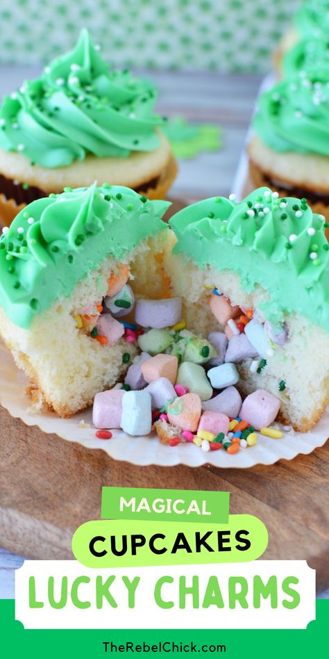 St Patricks Day Cupcake Decorating Ideas, Saint Patrick Cupcakes, Saint Patricks Cupcakes, St Patrick’s Day Cupcakes, Lucky Charms Cupcakes, Shepard S Pie, Green Cupcakes, Irish Soda Bread Recipe, Cupcakes Recipes