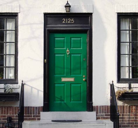 What your front door colour says about you - Blog | LIVE Better by Mintobuying first home, buying first home house, buying first home no down payment, buying first home checklist, buying first home preparing to, buying first home in 20s, buying first home tips, buying first home canada, Farmhouse Front Door Decor, Green Front Doors, Red Front Door, Farmhouse Front Door, Yellow Doors, Exterior Front Doors, Green Paint Colors, Front Door Colors, Green Door