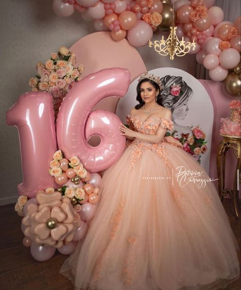 Salmon Color Quinceanera Dresses, Salmon Quinceanera Dresses, Coral Quince Dress, Orange Quince Dresses, Vestidos Color Melon, Quinceanera Dresses Coral, Vestidos Color Salmon, Orange Quinceanera Dresses, Orange Quinceanera