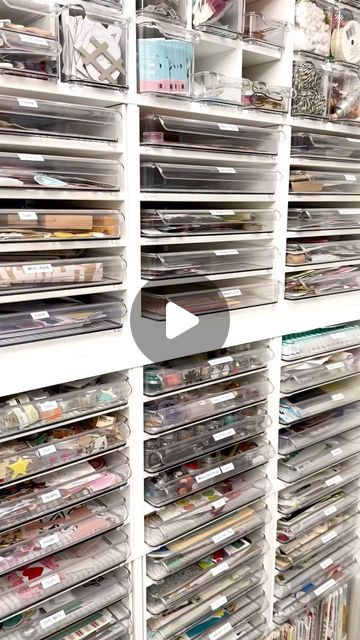 Lisa Soares on Instagram: "Quick overview of one thing I’m working on. These are my most favorite organizing tool…my trays. They are getting harder to find. I have a link for you in my profile if you’re interested.

#craftorganization #craftroomorganization #craftstorage #storagesolutions #organization #ikeacraftroom #organization #craftorganizer #organizedcraftroom #scrapbooking #projectlife365 #projectlife #studio #studiolife" Sticker Collection Organization, Bead Storage Ideas Organizations, Peg Board Drawer Organizer, Bead Organizer Ideas Storage Solutions, Peg Board Ideas, Organize Stickers Scrapbooking, Ikea Craft Room, Scrapbook Paper Storage Scrapbook.com, Scrapbook Organization