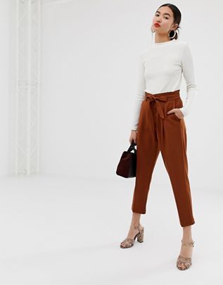 Search: rust trousers - page 1 of 1 | ASOS Late Summer Work Outfits, Summer Work Outfits Pants, Summer Job Interview Outfit, Summer Work Outfits Curvy, Rust Pants, Work Outfits Frauen, Summer Workout Outfits, Work Outfit Office, Summer Work