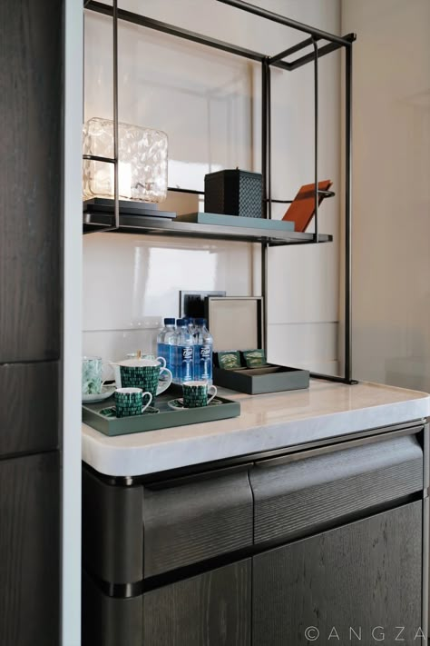 Hotel Minibar Luxury, Minibar Cabinet, Hotel Minibar, Suite Room Hotel, Mini Apartments, Dining Interior, Quiet Room, Hotel Room Design, Hotel Interior Design