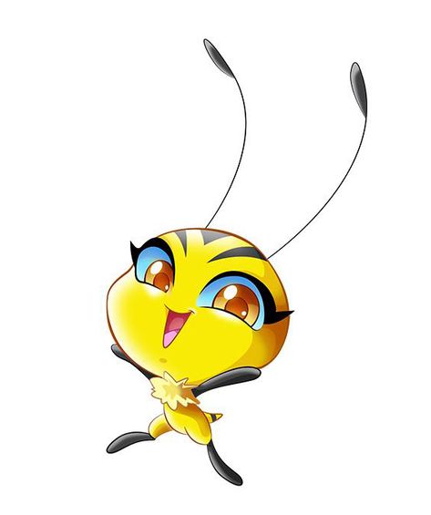 All Kwamis, Pollen Miraculous, Kwamis Miraculous, Bee Miraculous, Miraculous Kwami, Ladybug E Catnoir, Ladybugs Movie, Tikki Y Plagg, Baby Coloring Pages