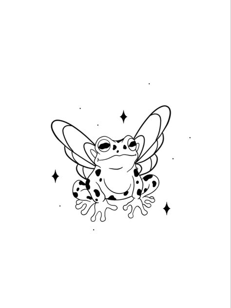 Arm Patchwork, Fairy Frog, Fairy Tattoo Designs, Mushroom Tattoos, Frog Tattoos, Small Pretty Tattoos, Flash Tattoo Designs, Tattoo Design Book, Fairy Tattoo