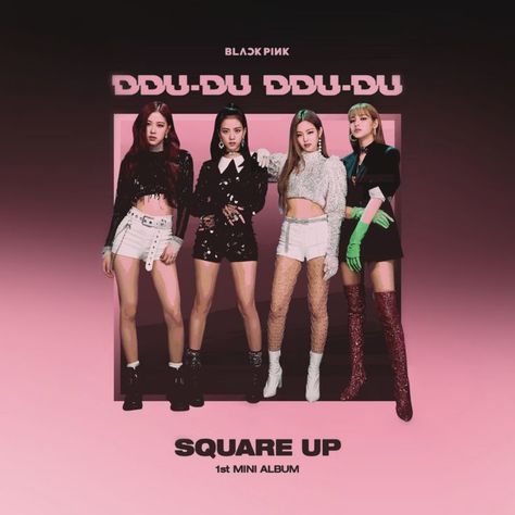 Square Up Album Cover, Blackpink Ddu Du Ddu Du, Love Yourself Album, Latest Albums, Ladies Night, Forever Young, Hush Hush, Monsta X, Graphic Novel