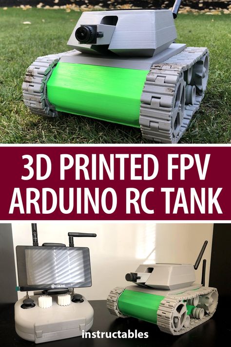 Arduino Usb, Rc Controller, Robots Tanks, Arduino Projects Diy, Arduino Robot, Robotics Projects, Robotic Arm, Rc Tank, 3d Printing Diy