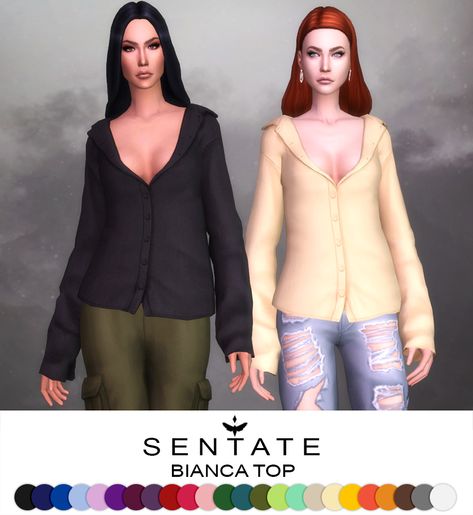 Tie Up Shirt, Sims 4 Patreon, Carrie Dress, Sims 4 Mm Cc, Sims Ideas, Female Tops, Oversized Shirt Dress, Sims 4 Mm, Sims 4 Cas