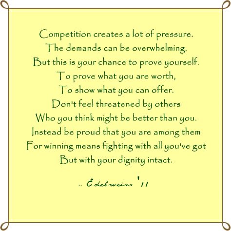 Something to say when you talk to yourself! Quotes For Dance, Cheerleading Quotes Inspirational, Ballroom Dance Quotes, Competition Quotes, Competition Motivation, Figure Skating Quotes, Dancing Competition, Dancer Quotes, Pressure Quotes