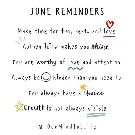 June 1 Quotes, June Quotes, New Month Quotes, Calendar Quotes, Our Mindful Life, Monthly Quotes, Happy June, Hello June, Summer Quotes