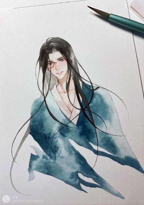 Gu Yun, Sha Po Lang, Chinese Novel, Manga Watercolor, Chinese Art Painting, Manga Drawing Tutorials, Glowing Art, Cute Tumblr Wallpaper, Art Painting Gallery