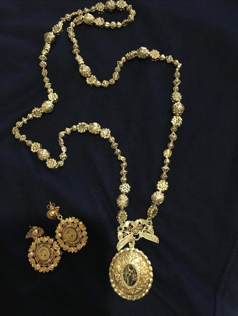 Traditional Filipino Jewelry, Filipiniana Accessories, Tambourine Necklace, Philippine Jewelry, Native Filipino, Filipino Jewelry, 1800s Jewelry, Filipino Fashion, Bridal Jewelry Sets Brides